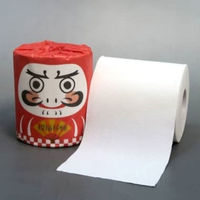 林製紙 (2217)招福ダルマ1ロール個包装トイレットペーパー 321766 1セット(100個)