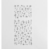 ＳＨＡＲＥＹＤＶＡ ネイルシール フラワー ブラック123574 (直送品)  1個（直送品）