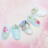 ＳＨＡＲＥＹＤＶＡ ネイルシール 桜 ピンク55919 (直送品)  1個（直送品）