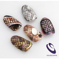 ＳＨＡＲＥＹＤＶＡ ネイルシール パイソン柄 ブラック99991 (直送品)  1個（直送品）