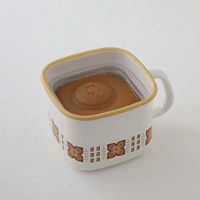 富士ホーロー ゴールドナッツ角型みそポット FJ-KP.GN 2個（直送品）