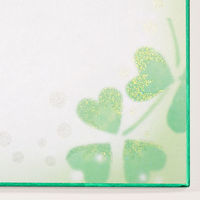 デザインフィル カラー色紙 ラメ クローバー柄 33116006 1セット(5枚)