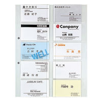 コクヨ A4リフィル 名刺ポケット 10ポケット A4縦 メイ-A20N 1セット(10枚入)