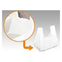 【レジ袋】 パックスタイル PS弁当袋 乳白 大 1袋（100枚）