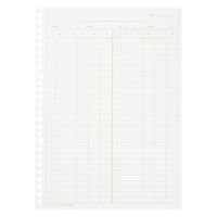 コクヨ 一色刷りルーズリーフ B5 物品出納帳A リ-305 1セット(100枚入)