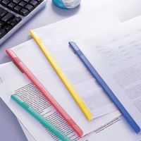 リヒトラブ スライドバー表紙 A4S クリスタル F-3107 1枚