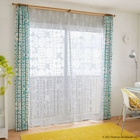 スミノエ PEANUTS セミオーダー レースカーテン チックチック 1600×1690mm ホワイト 1セット(2枚入)（直送品）