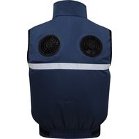 室谷 カゼクルベスト　フォークリフト用　ＭーＬ 6300025677 1枚（直送品）