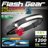 ヒロ・コーポレーション 充電式デュアルヘッドライト HDL-DHL01 1台