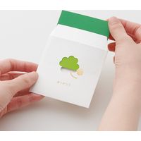 マルアイ 窓ミニカード ありがとう [クローバー] カ-MD1G 1セット(6個)（直送品）