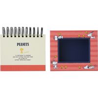 ナカバヤシ フォトランク フレームケース アルバム L判 60枚 スヌーピー ピンク ア-FTPC-202-1 1セット(2冊)（直送品）