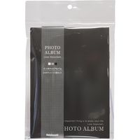 ナカバヤシ 3冊ミニポケットアルバム L判 2段 計72枚 モノトーン ア-PAL-102-3P 1セット(5組)（直送品）