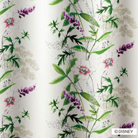スミノエ DISNEY セミオーダー カーテン ミッキー ワイルドフラワー 1900×1100mm アイボリー １セット(2枚入)（直送品）