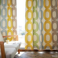 スミノエ DISNEY セミオーダー カーテン ミッキー ドットリング 1400×2350mm ミックス １セット(2枚入)（直送品）