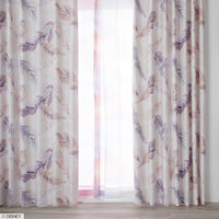 スミノエ DISNEY セミオーダー カーテン ミッキー フラン 3000×1600mm ピンク １セット(2枚入)（直送品）