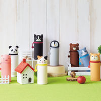 リヒトラブ スタンド ペンケース ペンギン A7712-10 1本（直送品）