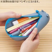 リヒトラブ ネコロビ ペンポーチ ペンギン A7781-10 1個
