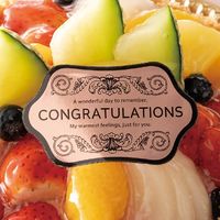 ヘッズ コングラチュレーションケーキピック-1 250枚(50枚×5) CON-PC1 1セット(250枚入)（直送品）