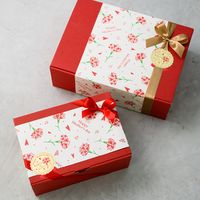 ヘッズ 母の日シール-32/ハートカーネーション(強粘着) 1000枚(100枚×10) MA-32S 1セット(1000枚入)（直送品）