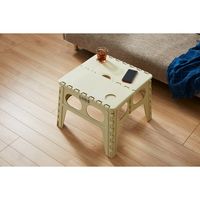 アイ・エル・シー アウトドアコンパクトテーブル LG-FT480 1セット(4個入)（直送品）