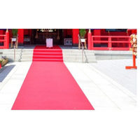 ワタナベ工業 フェルトカーペット 3.5mm厚 91cm×30m 朱赤 MFS-31 1巻(30m)