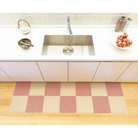 ワタナベ工業 吸着ぴたマット9P 30×30cm ベージュ KP-3006 1セット(1袋(9枚)×10)