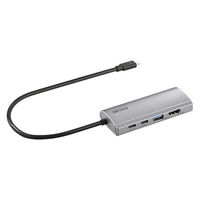 バッファロー ドッキングステーション Type-C接続 HDMI×1 LANポート×1 Type-C×3 Type-A×1 85W シルバー（直送品）