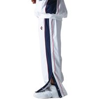 CONVERSE(コンバース) バスケットボール ウォームアップパンツ 裾ボタン CB182112P ホワイト/ネイビー(1129) XO（直送品）