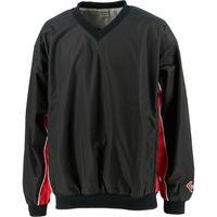 CONVERSE(コンバース) バスケットボール Vネック ウォームアップジャケット CB182113S ブラック/レッド(1964) L（直送品）
