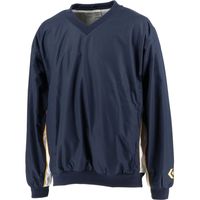 CONVERSE(コンバース) バスケットボール Vネック ウォームアップジャケット CB182113S ネイビー/ホワイト(2911) L（直送品）