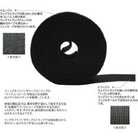 RIP-TIE(リップタイ) eco箱(エコハコ) ラップストラップ 9.52mm×4.57m 虹 BX-W15P-RW25 1箱(25巻)