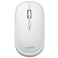 Bluetoothマウス 静音 無線 ワイヤレス 充電式 薄型 4ボタン ポーチ付 ホワイト M-TM15BBWH エレコム 1個（直送品）
