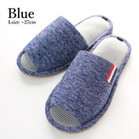 ストロング アスレジャースリッパ Lサイズ ブルー 1足 59-4-810 1セット（3足）