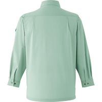 Asahicho (旭蝶繊維) E059 長袖シャツ アイスブルー 6L 1枚（直送品）