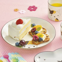 宮本産業 プレート 23cm 大 Helloあにまる ねこ 皿 食器 日本製 300396 1個（直送品）