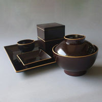 宮本産業 お椀 140ml ミニ椀 溜渕金 抗菌 皿 食器 和食器 正月 おせち プラスチック 日本製 342053 1個（直送品）