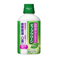 マウスウォッシュ ボトル ディープクリーン 薬用液体ハミガキ 緑茶ミント 350mL 1セット（3本）花王 歯槽膿漏・口臭予防