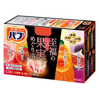 バブ 至福の果実めぐり浴 4種アソート 1セット（12錠入×2箱） 花王 （透明タイプ） 入浴剤