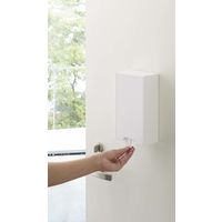 タワー（tower）ツーウェイマスク収納ケース タワー スリム ホワイト 1個 山崎実業（YAMAZAKI）