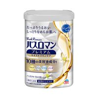 薬用 入浴剤 粉末 バスロマン プレミアム モイストスキンケア 600g 4個 にごりタイプ 塩素除去 保湿成分 温浴 アース製薬
