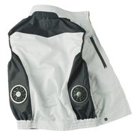 タカヤ商事 空調服(R) ベスト シルバー×ガンメタル 5L 服のみ TWK176-3-5L 1枚（直送品）