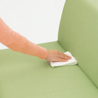 オカムラ ロビーチェア 木脚タイプ 背付 3人用 幅1800mm ミントグリーン LB55ZD-PB22（直送品）