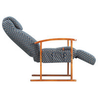 【軒先渡し】コイズミ　リクライニングチェア フットレスト付き ネイビーブルー KSC-952NB 1脚（直送品）