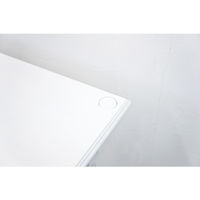 ジャックポット ANNEデスク 平机 引出し無し ホワイト 幅900×奥行550×高さ720mm 1台（直送品）