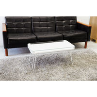 ジャックポット　クレアテーブル　ホワイト　幅750×奥行400×高さ350mm　1台　（直送品）