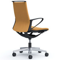 CA25BR FWM6 |オカムラ mode（モード） ブラックフレーム 肘付き イエロー（ミックスクロス） CA25BR-FWM6 1脚（直送品）