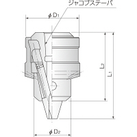 ドリルチャック　J8MG　ユキワ精工　（直送品）