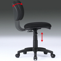 サンワサプライ　スクールチェア　ブラック　SNC-E6BK　（直送品）