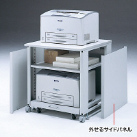 サンワサプライ　レーザープリンタスタンド　幅654×奥行700×高さ700mm　（直送品）