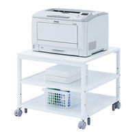 サンワサプライ　プリンタスタンド/台/ラック　幅600×奥行600×高さ500・520mm　（直送品）